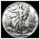 1942 Walking Liberty Half Dollar GEM BU
