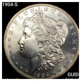 1904-S Morgan Silver Dollar CHOICE BU PL