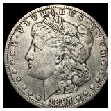 1897-O Silver Morgan Dollar NEARLY UNCIRCULATED