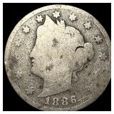 1886 Liberty Head Nickel (No Cents) NICELY CIRCULA