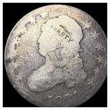 1821 Capped Bust Silver Half Dollar NICELY CIRCULA