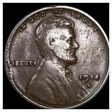 1914-D Lincoln Wheat Cent LIGHTLY CIRCULATED