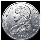 1834 Capped Bust Half Dollar CLOSELY UNCIRCULATED