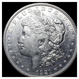 1921-D Silver Morgan Dollar NEARLY UNCIRCULATED