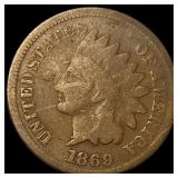 1869 Indian Head Cent LIGHTLY CIRCULATED