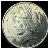 1923 Silver Peace Dollar CHOICE BU