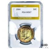 1964 Kennedy Half Dollar PGA MS67