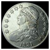 1831 Capped Bust Half Dollar NEARLY UNCIRCULATED