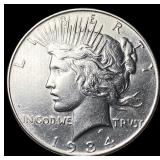 1934 Silver Peace Dollar CHOICE BU