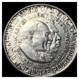 1952 Silver Half Dollar Booker T. Washington/Carve