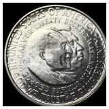 1952 Silver Booker T. Washington/Carver Half Dolla