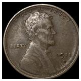 1911-S Lincoln Wheat Cent NEARLY UNCIRCULATED