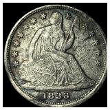 1838-O Silver Half Dime CLOSELY UNCIRCULATED