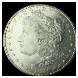 1881-S Silver Morgan Dollar CHOICE BU