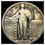 1918-S Silver Standing Liberty Quarter LIGHTLY CIR