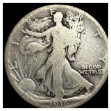 1916 Walking Liberty Half Dollar NICELY CIRCULATED