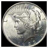 1923 Silver Peace Dollar GEM BU