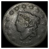 1830 Coronet Head Large Cent NICELY CIRCULATED