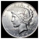 1923-S Silver Peace Dollar UNCIRCULATED