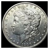 1900-O/CC Silver Morgan Dollar ABOUT  UNCIRCULATE