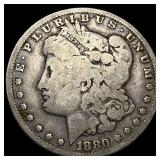 1880-CC Silver Morgan Dollar LIGHTLY CIRCULATED