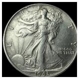 1943 Walking Liberty Half Dollar LIGHTLY CIRCULATE
