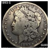 1893-S Morgan Silver Dollar LIGHTLY CIRCULATED