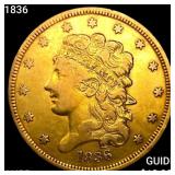 1836 $5 Gold Half Eagle HIGH GRADE