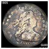 1805 Draped Bust Half Dime NICELY CIRCULATED
