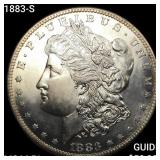 1883-S Morgan Silver Dollar CHOICE BU PL