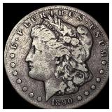 1890-CC Silver Morgan Dollar LIGHTLY CIRCULATED