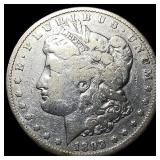1893-CC Silver Morgan Dollar LIGHTLY CIRCULATED