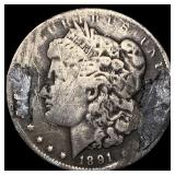1891-CC Silver Morgan Dollar NICELY CIRCULATED