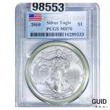 2010 Silver Eagle PCGS MS70