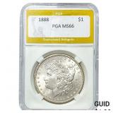 1888 Morgan Silver Dollar PGA MS66