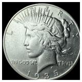1935 Peace Silver Dollar CLOSELY UNCIRCULATED