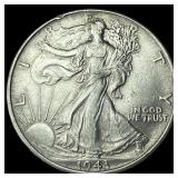 1943-S Silver Half Dollar CHOICE BU