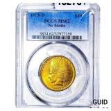 1908-D $10 Gold Eagle PCGS MS62 No Motto