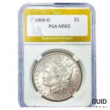 1904-O Morgan Silver Dollar PGA MS63