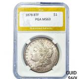1878 Morgan Silver Dollar PGA MS63