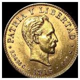 1916 Cuba Gold 2 Pesos UNCIRCULATED