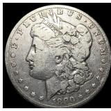 1880-O Silver Morgan Dollar ABOUT UNCIRCULATED