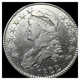 1822 Capped Bust Half Dollar CLOSELY UNCIRCULATED