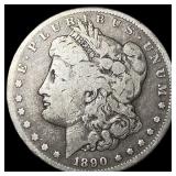 1890-CC Silver Morgan Dollar NEARLY  UNCIRCULATED