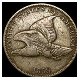 1858 Flying Eagle Cent CLOSELY UNCIRCULATED
