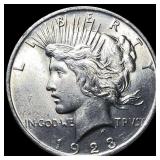 1923 Silver Peace Dollar CHOICE BU