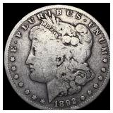 1892-S Silver Morgan Dollar LIGHTLY CIRCULATED