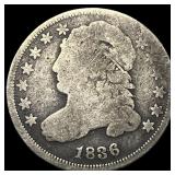 1836 Capped Bust Dime NICELY CIRCULATED
