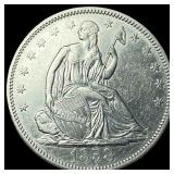 1858 Silver Seated Liberty Half Dollar UNCIRCULATE