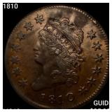 1810 Classic Head Large Cent UNCIRCULATED +